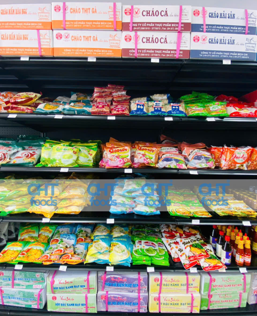 Sản phẩm CHTfoods tại siêu thị Mỹ